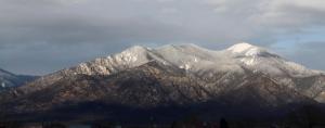 Taos Mountain in Winter